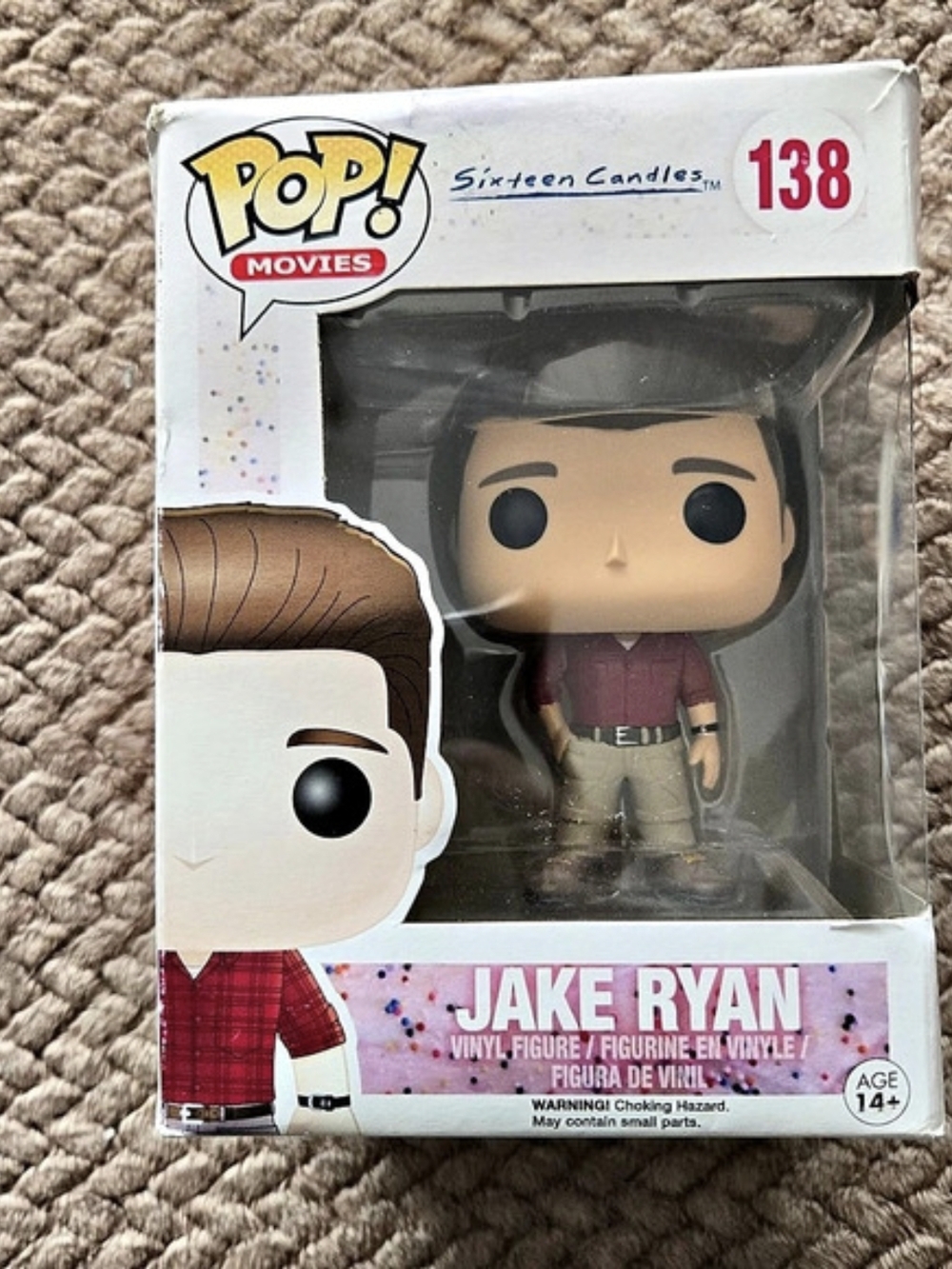 Funko Pop! Movies Jake Ryan #138 Vinyl Figure Sixteen Candles